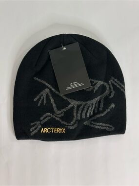 Arcteryx Fernie Toque Beanie In Black Knit Hat NWT